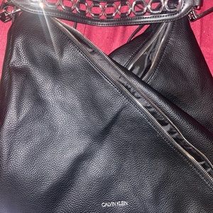 Calvin Clean Hobo Shoulder Bag